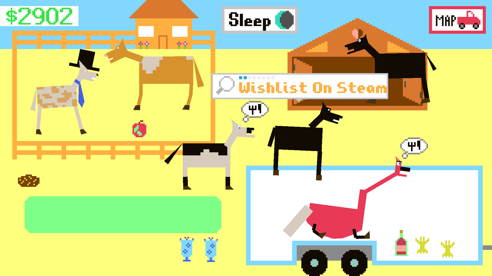 Horse Racing in Horsey Game